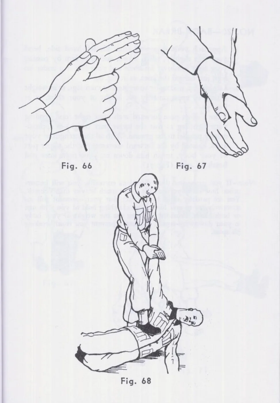 Get Tough：徒手格斗的历史训练资料：编号人物动作图