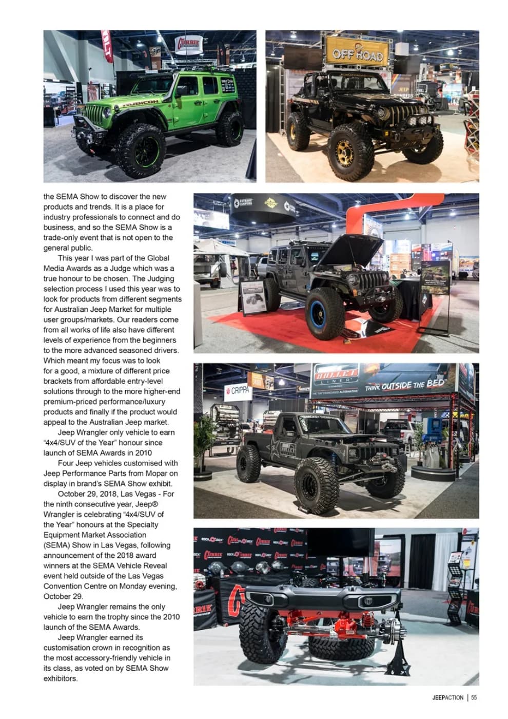 Jeep Action：2019年1—2月合刊：2018年SEMA改装车展