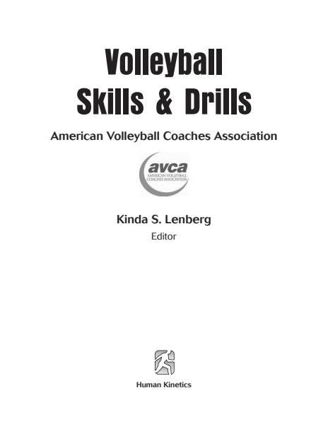 Volleyball skills & drills，原书图像